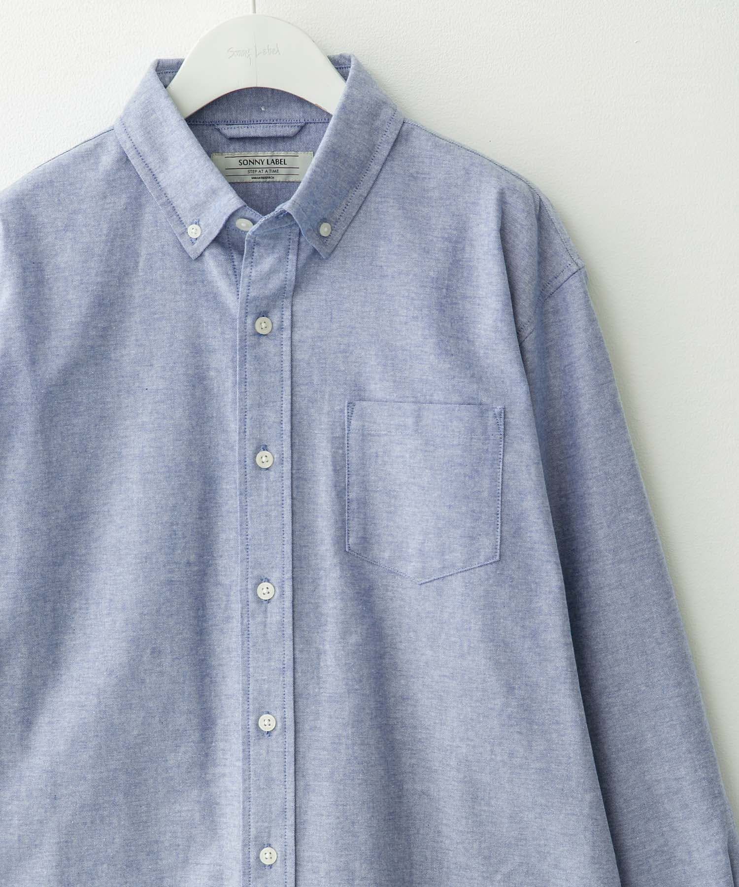 Sonny Label 「抗菌オックスボタンダウン長袖シャツ」|シャツ・ブラウス|ブルー