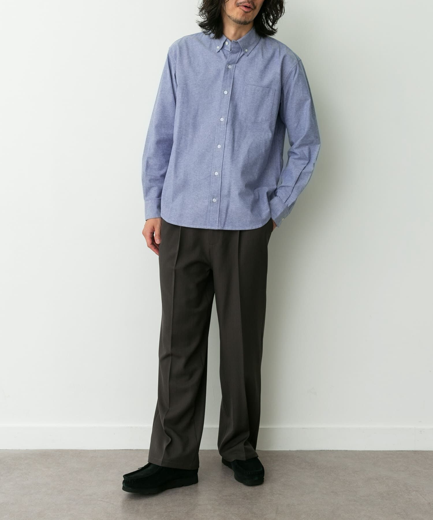 Sonny Label 「抗菌オックスボタンダウン長袖シャツ」|シャツ・ブラウス|