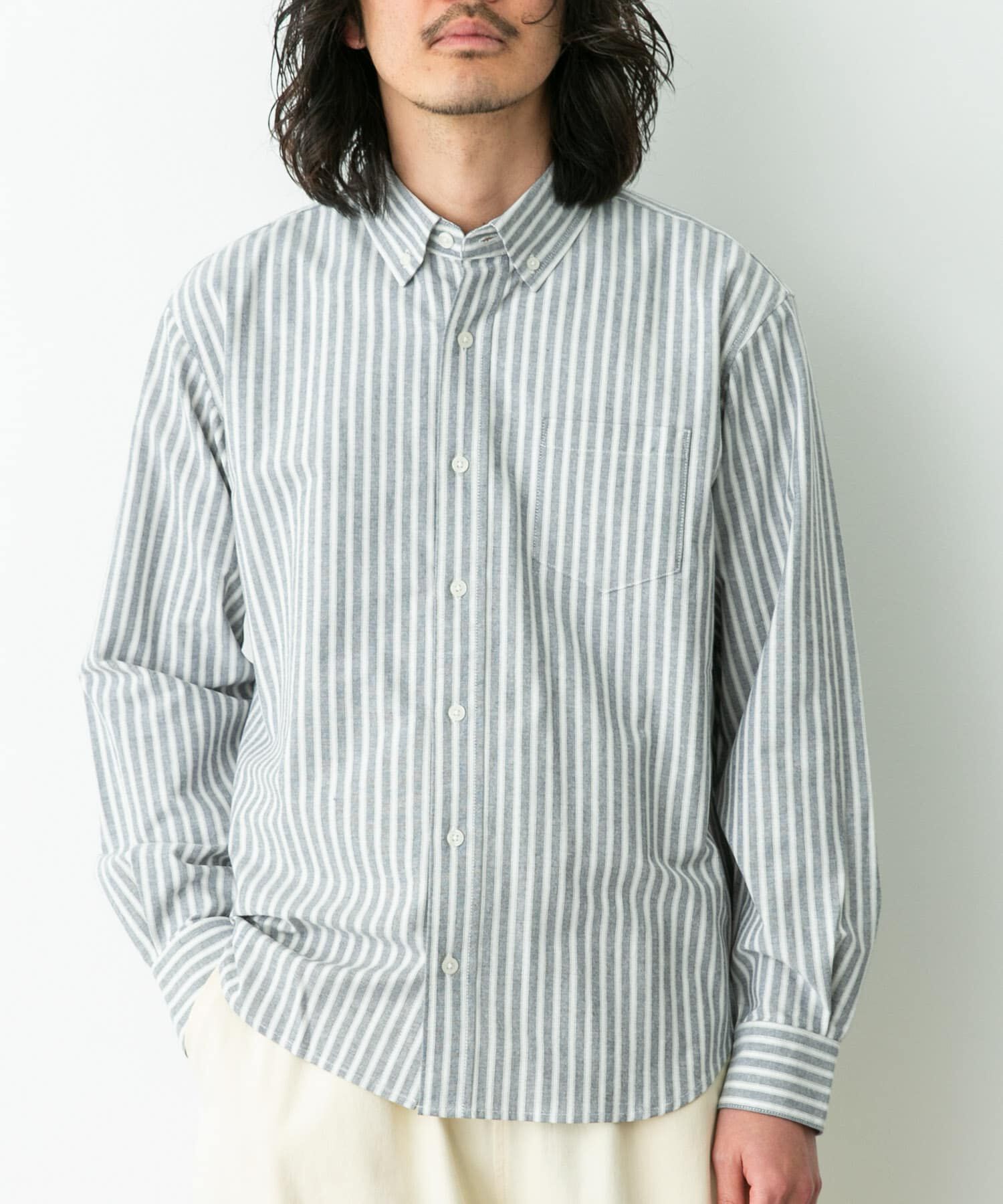 Sonny Label 「抗菌オックスボタンダウン長袖シャツ」|シャツ・ブラウス|