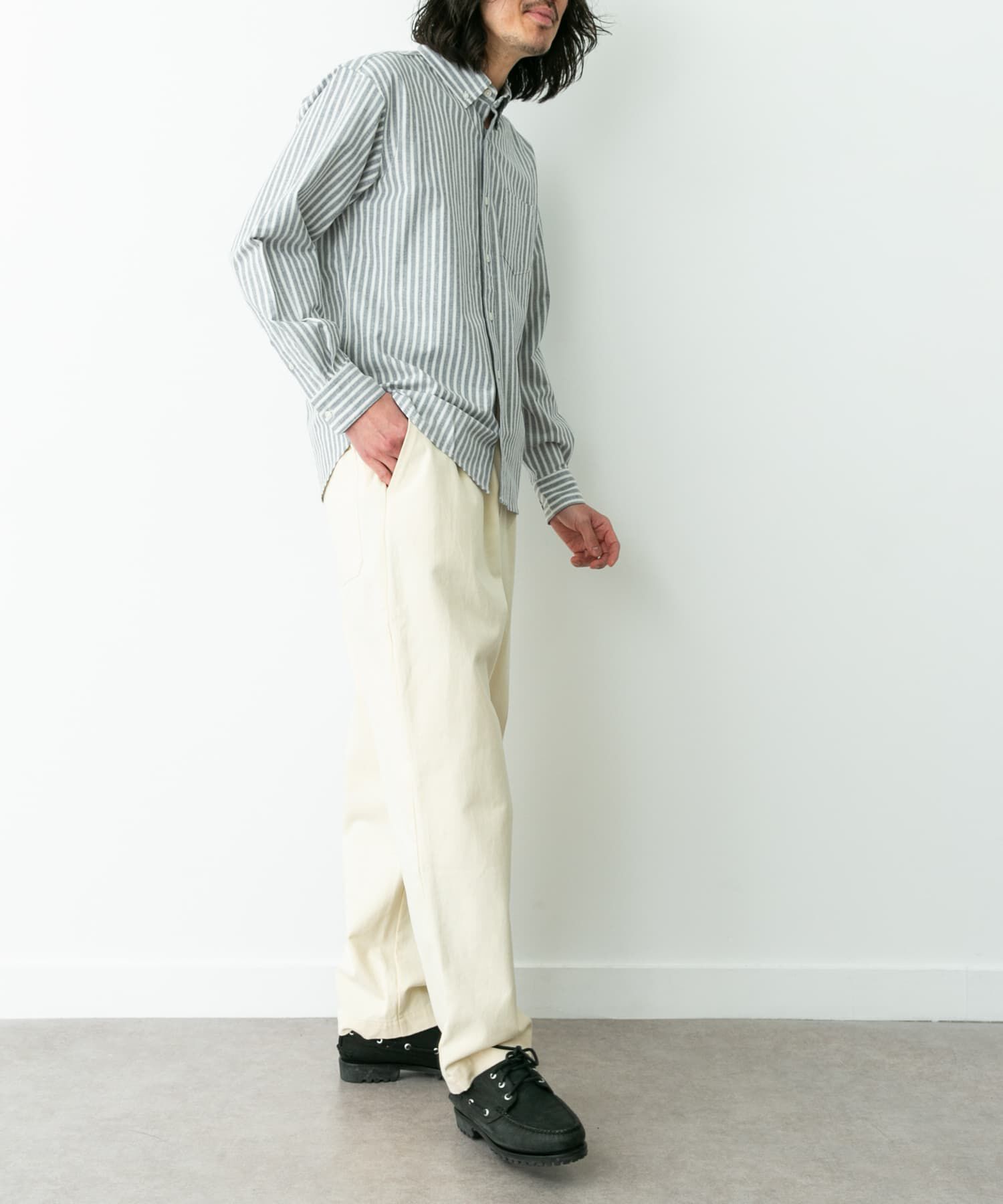 Sonny Label 「抗菌オックスボタンダウン長袖シャツ」|シャツ・ブラウス|