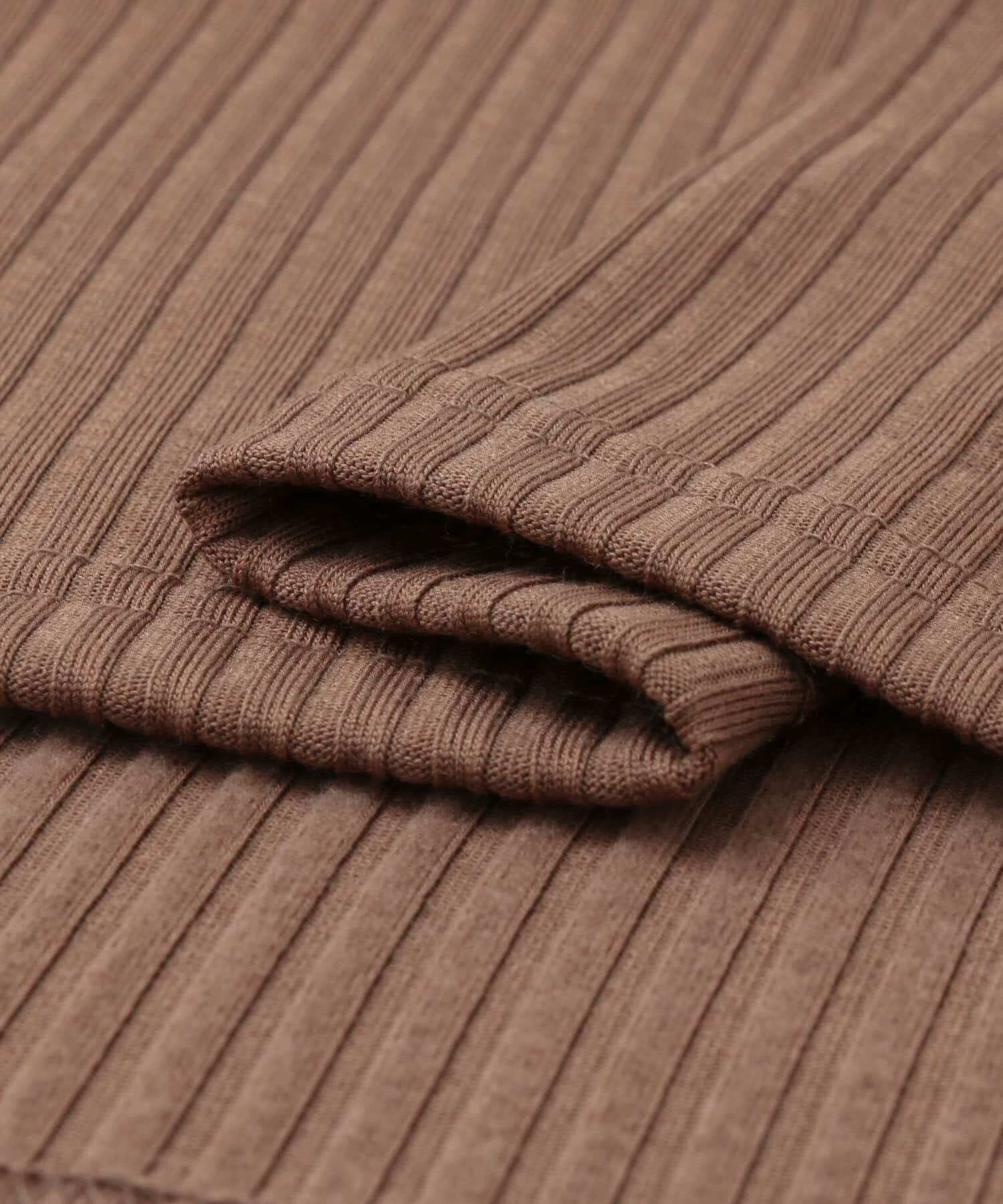  「レース付き裏起毛テレコトップス&there4;」|Tシャツ・カットソー|