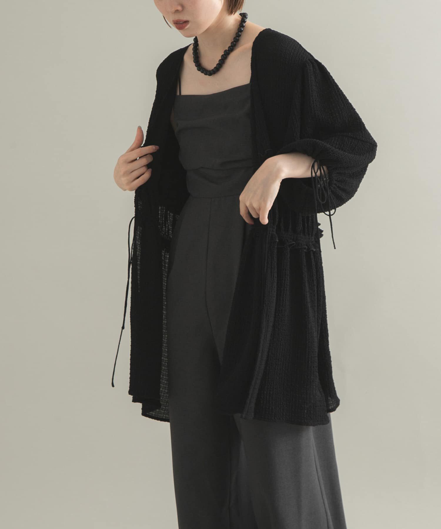  「フロントリボンチュニック」|シャツ・ブラウス|