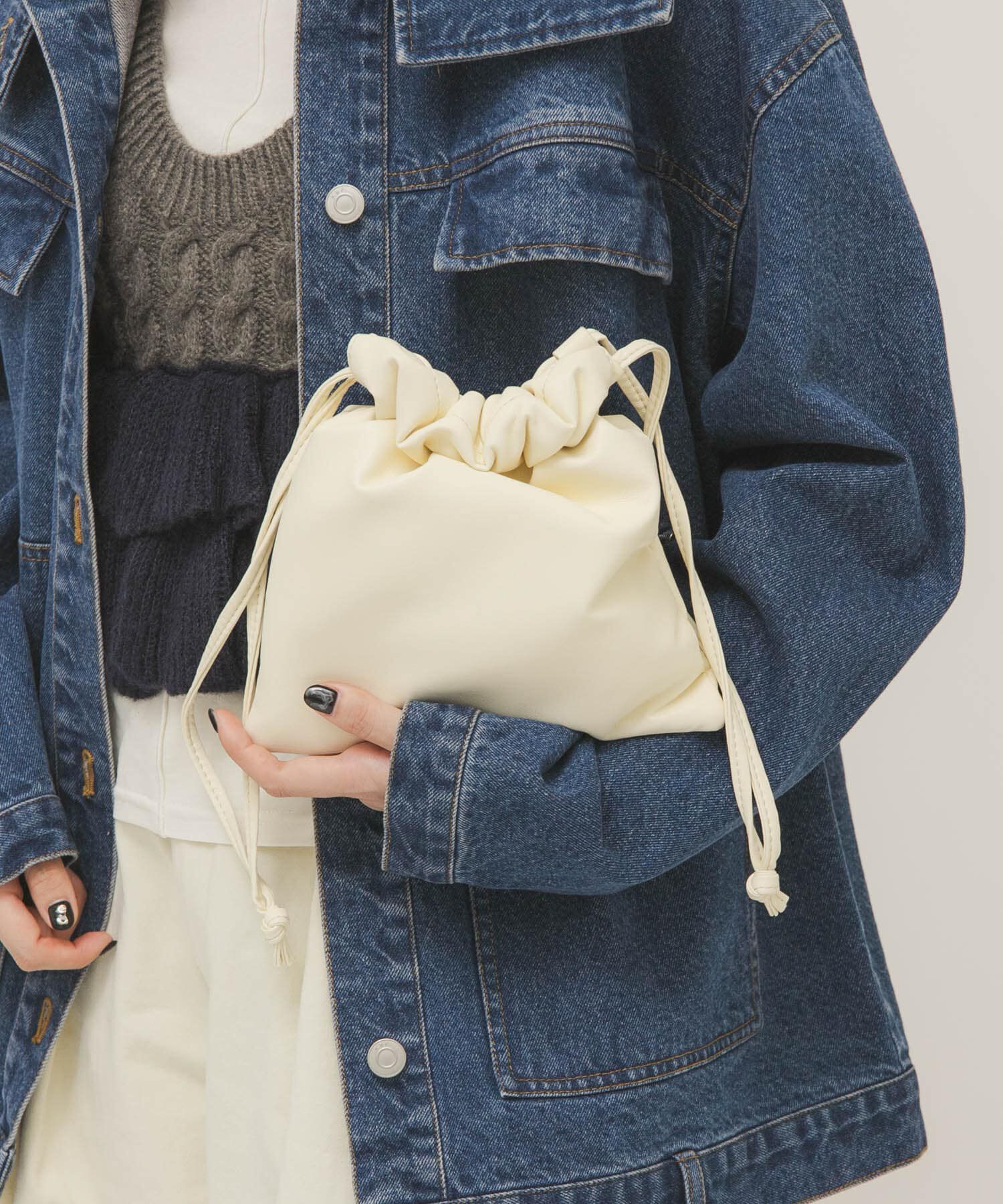  「ギャザーデザインミニBAG」|ショルダー・メッセンジャー|