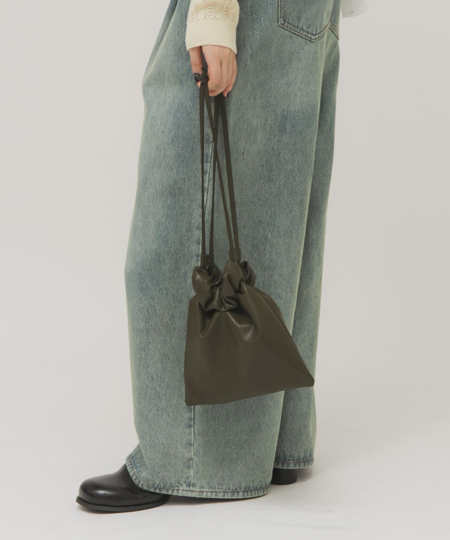  「ギャザーデザインミニBAG」|ショルダー・メッセンジャー|