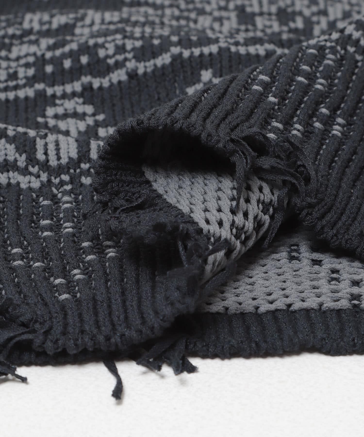  「ジャガードハーフスリーブニット」|ニット・セーター|