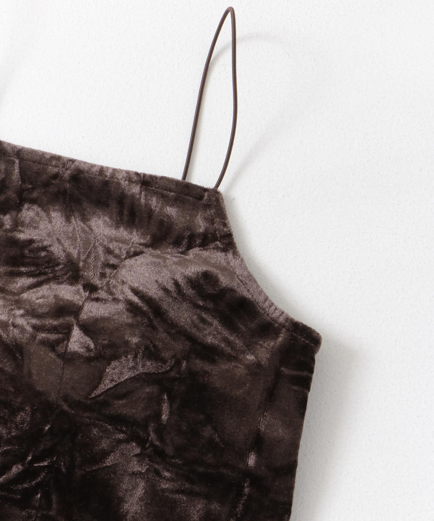 SENSE OF PLACE by URBAN RESEARCH「『サイズ展開あり』ベロアカップツキキャミソール」|キャミソール|