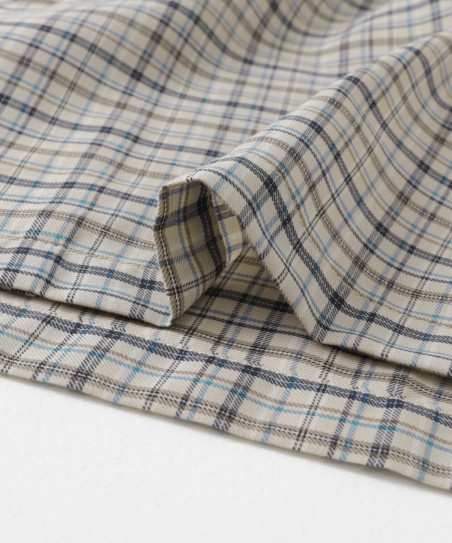 SENSE OF PLACE by URBAN RESEARCH「チェックオープンカラーショートスリーブシャツ」|シャツ・ブラウス|