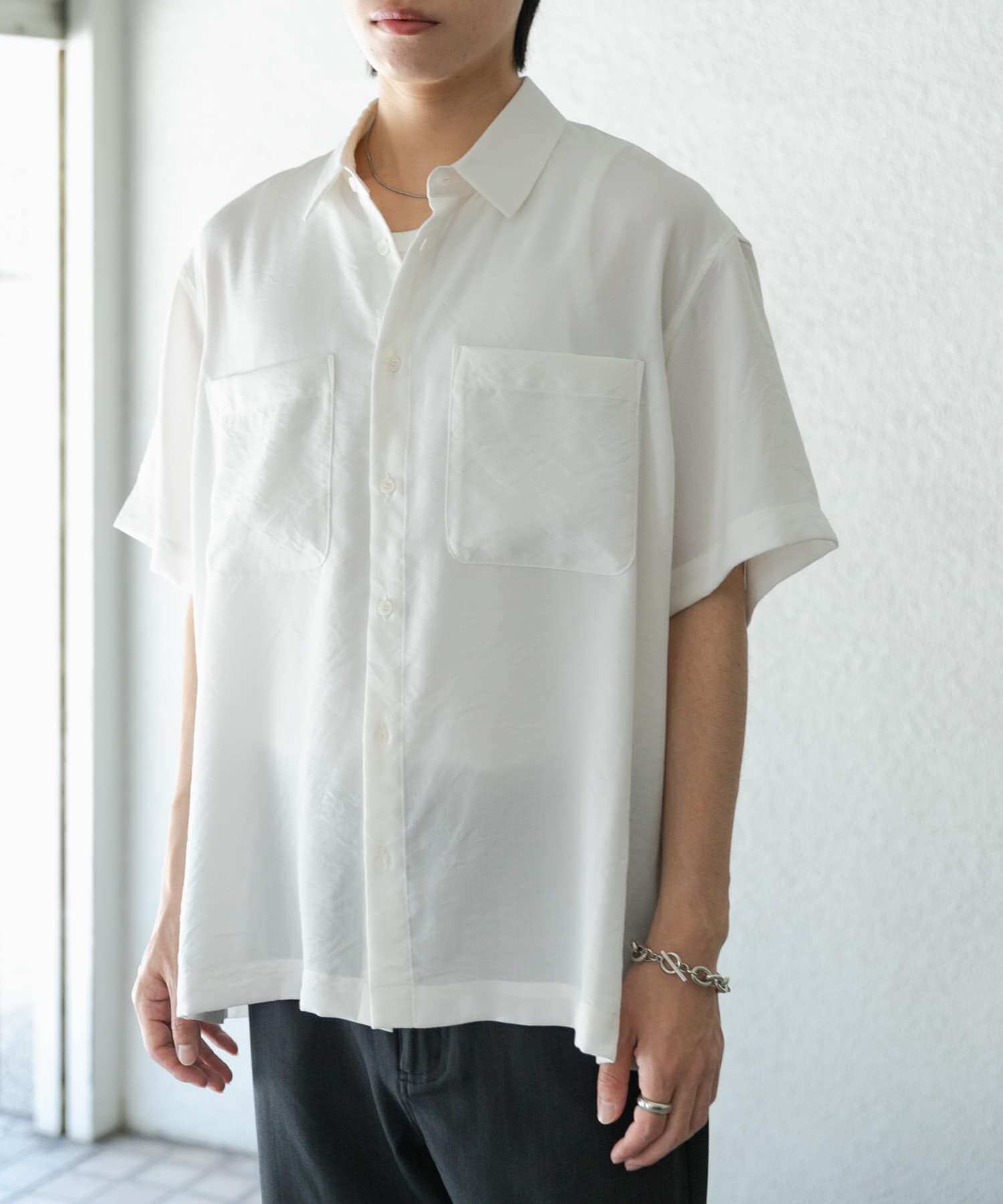 SENSE OF PLACE by URBAN RESEARCH「ソフトツイルWPKレギュラーカラーショートスリーブシャツ」|シャツ・ブラウス|