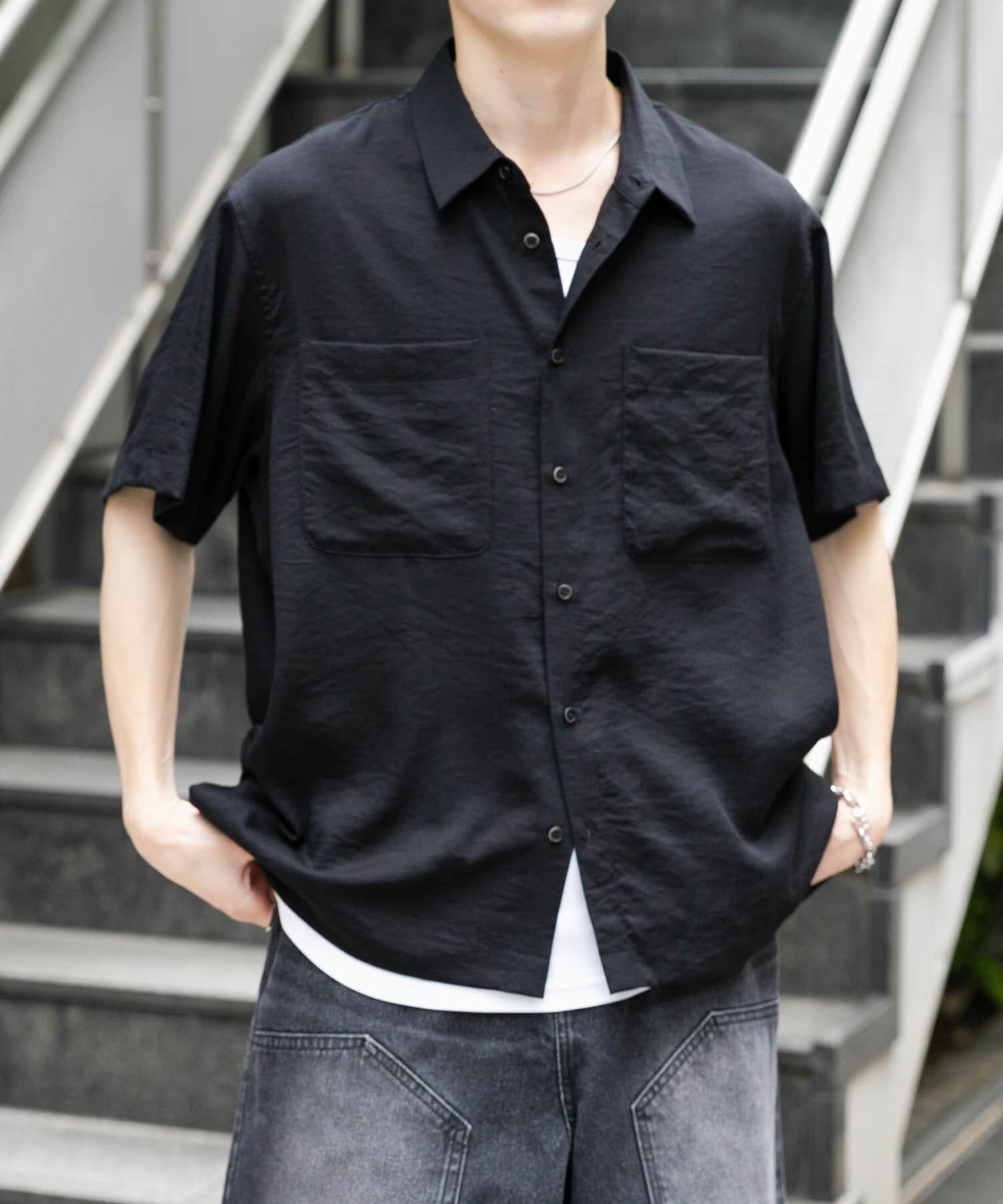 SENSE OF PLACE by URBAN RESEARCH「ソフトツイルWPKレギュラーカラーショートスリーブシャツ」|シャツ・ブラウス|