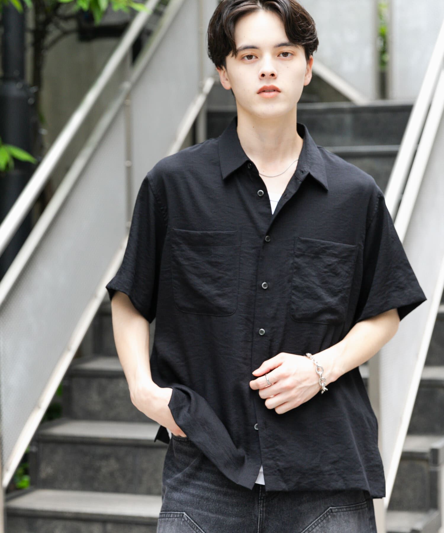 SENSE OF PLACE by URBAN RESEARCH「ソフトツイルWPKレギュラーカラーショートスリーブシャツ」|シャツ・ブラウス|