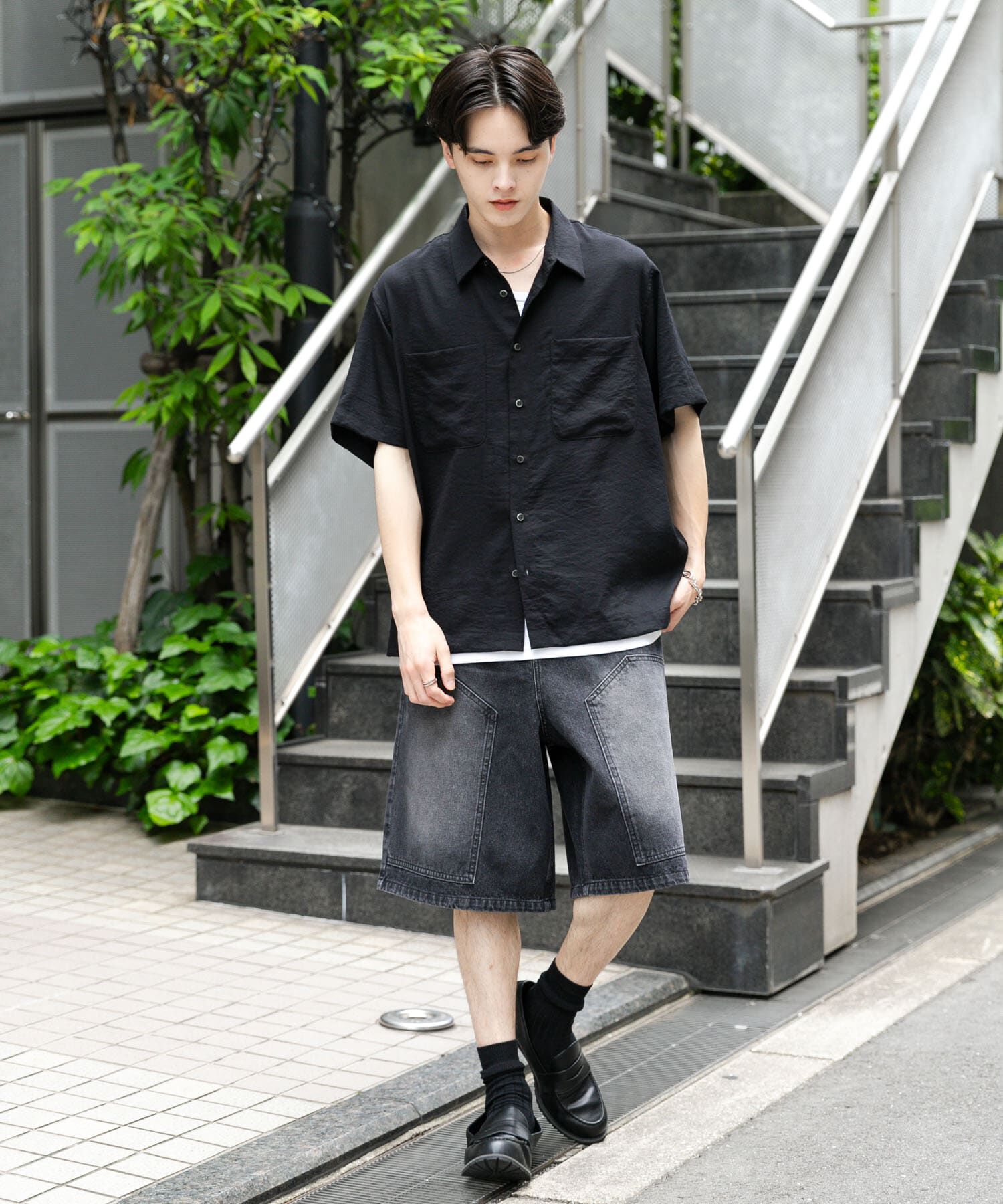 SENSE OF PLACE by URBAN RESEARCH「ソフトツイルWPKレギュラーカラーショートスリーブシャツ」|シャツ・ブラウス|