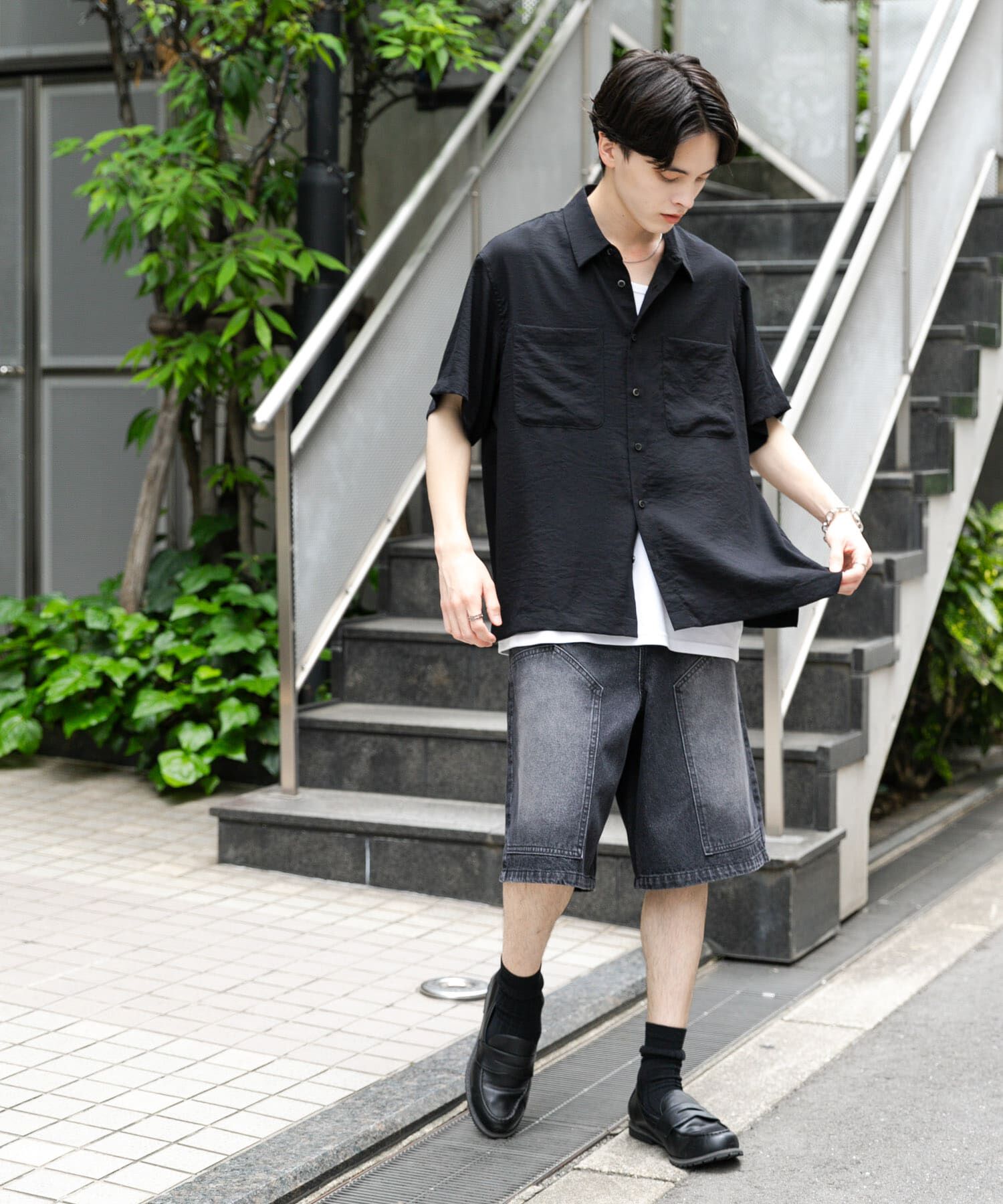 SENSE OF PLACE by URBAN RESEARCH「ソフトツイルWPKレギュラーカラーショートスリーブシャツ」|シャツ・ブラウス|