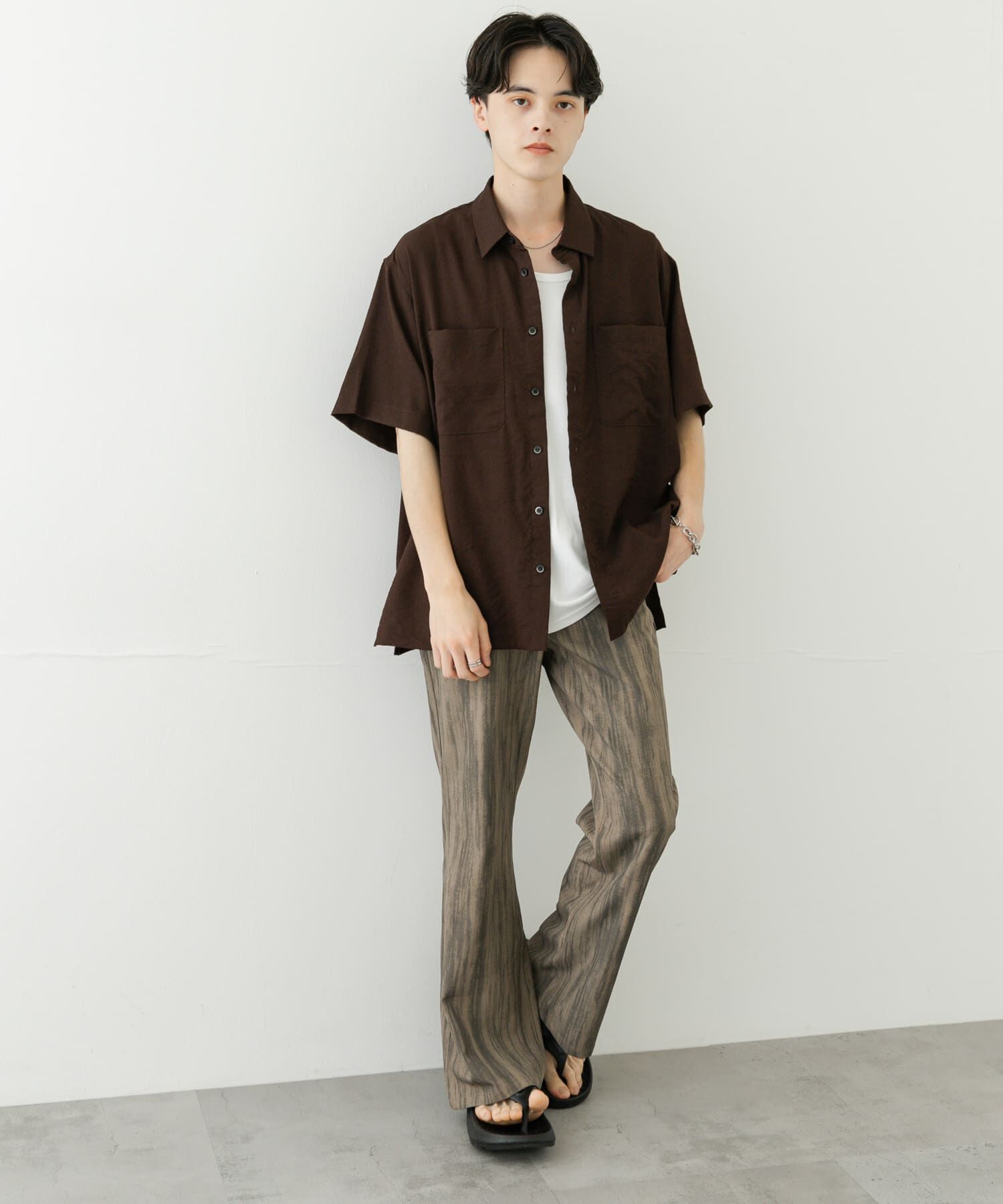 SENSE OF PLACE by URBAN RESEARCH「ソフトツイルWPKレギュラーカラーショートスリーブシャツ」|シャツ・ブラウス|