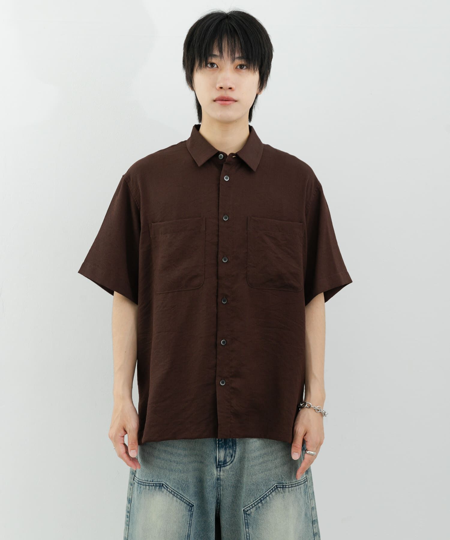 SENSE OF PLACE by URBAN RESEARCH「ソフトツイルWPKレギュラーカラーショートスリーブシャツ」|シャツ・ブラウス|