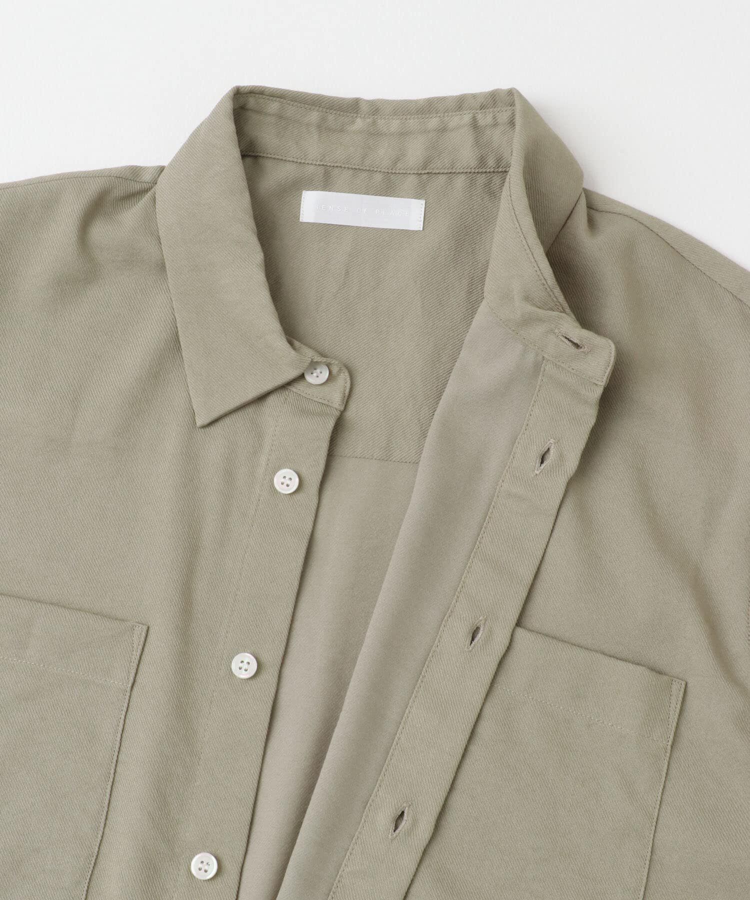 SENSE OF PLACE by URBAN RESEARCH「ソフトツイルWPKレギュラーカラーショートスリーブシャツ」|シャツ・ブラウス|