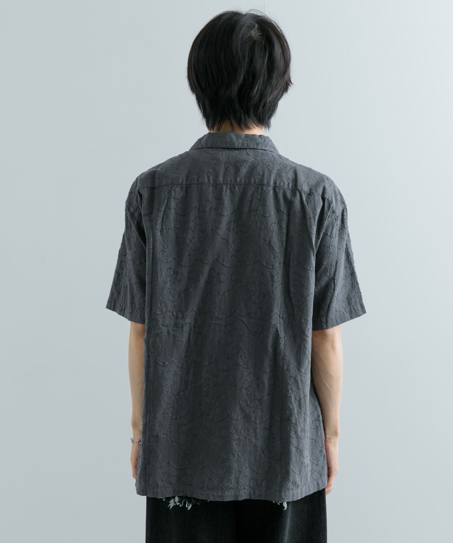 SENSE OF PLACE by URBAN RESEARCH「ペイズリーオープンカラーシャツ(5分袖)」|シャツ・ブラウス|