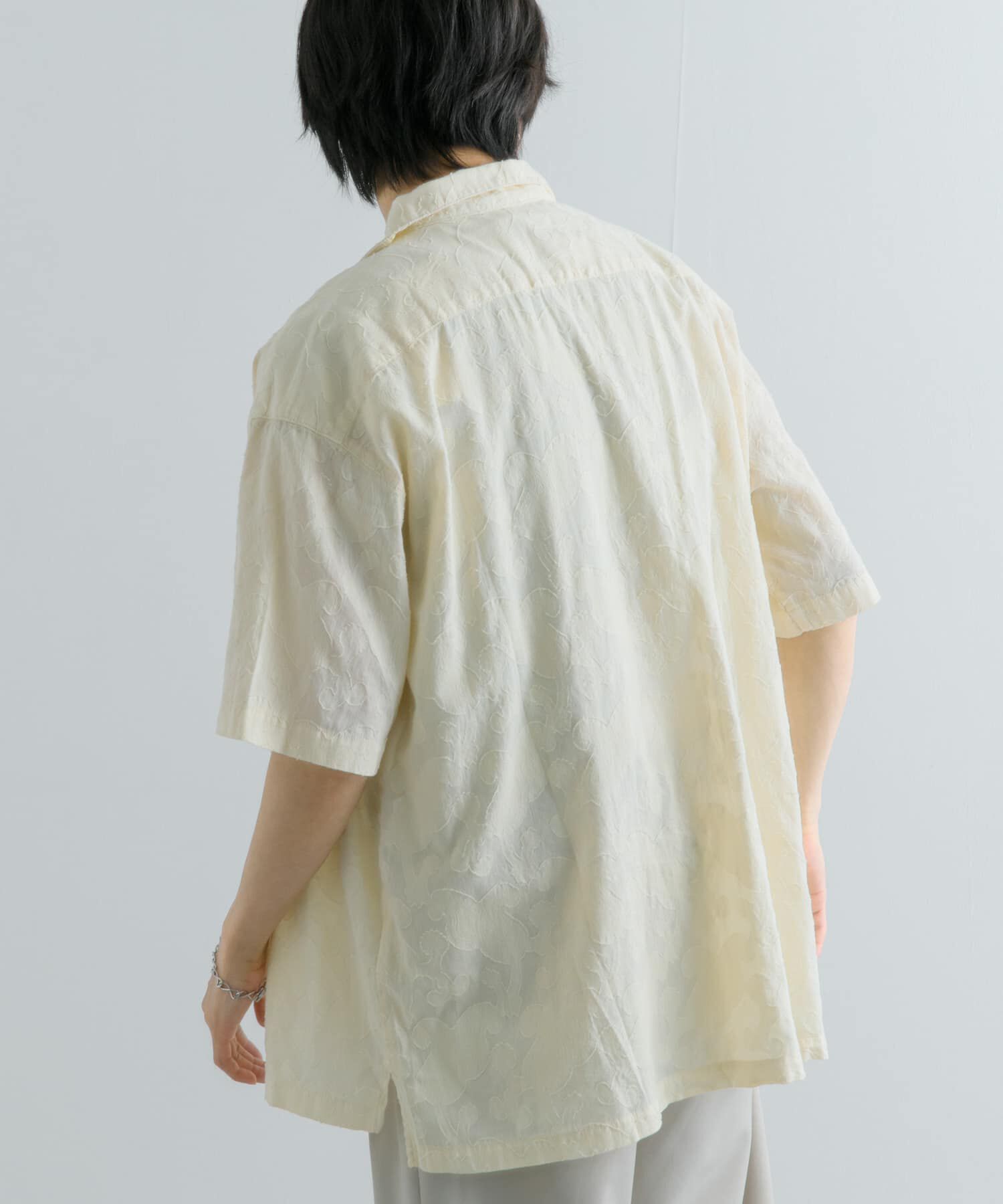 SENSE OF PLACE by URBAN RESEARCH「ペイズリーオープンカラーシャツ(5分袖)」|シャツ・ブラウス|