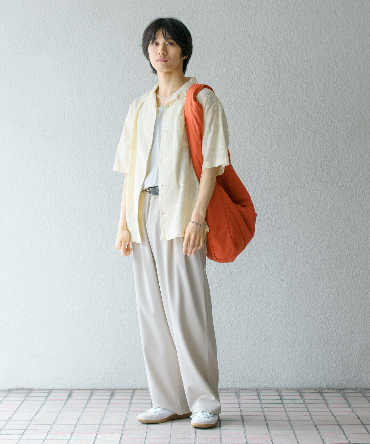 SENSE OF PLACE by URBAN RESEARCH「ペイズリーオープンカラーシャツ(5分袖)」|シャツ・ブラウス|