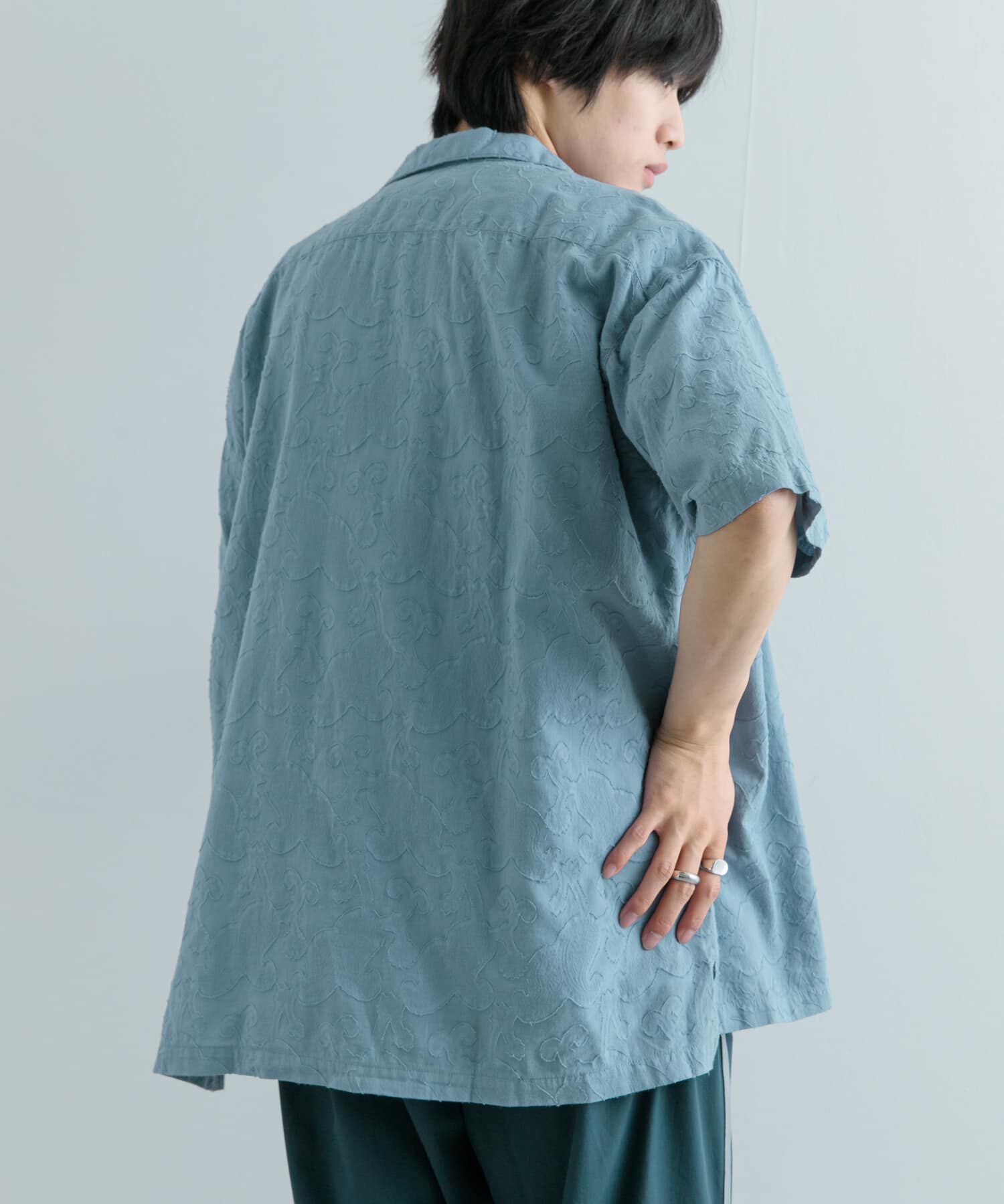 SENSE OF PLACE by URBAN RESEARCH「ペイズリーオープンカラーシャツ(5分袖)」|シャツ・ブラウス|