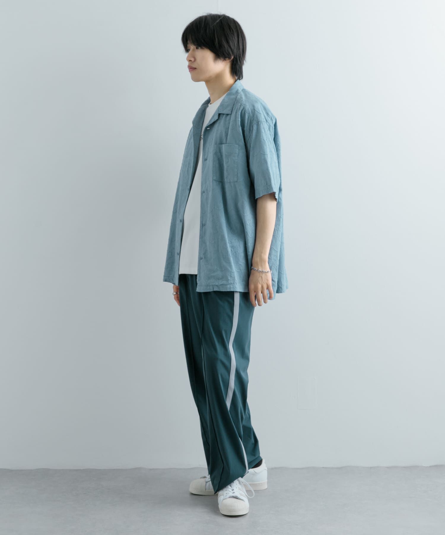 SENSE OF PLACE by URBAN RESEARCH「ペイズリーオープンカラーシャツ(5分袖)」|シャツ・ブラウス|