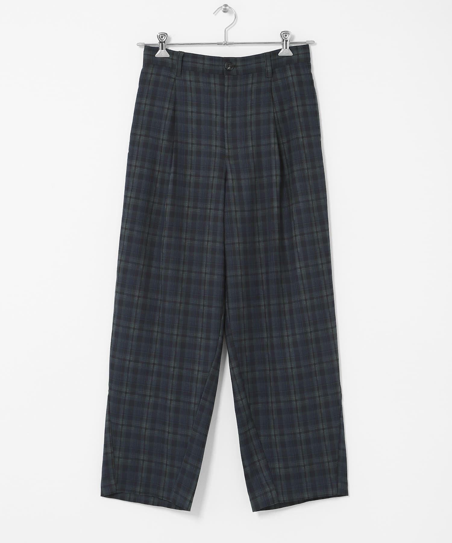 SENSE OF PLACE by URBAN RESEARCH「チェックバレルレッグワイドパンツ」|その他|