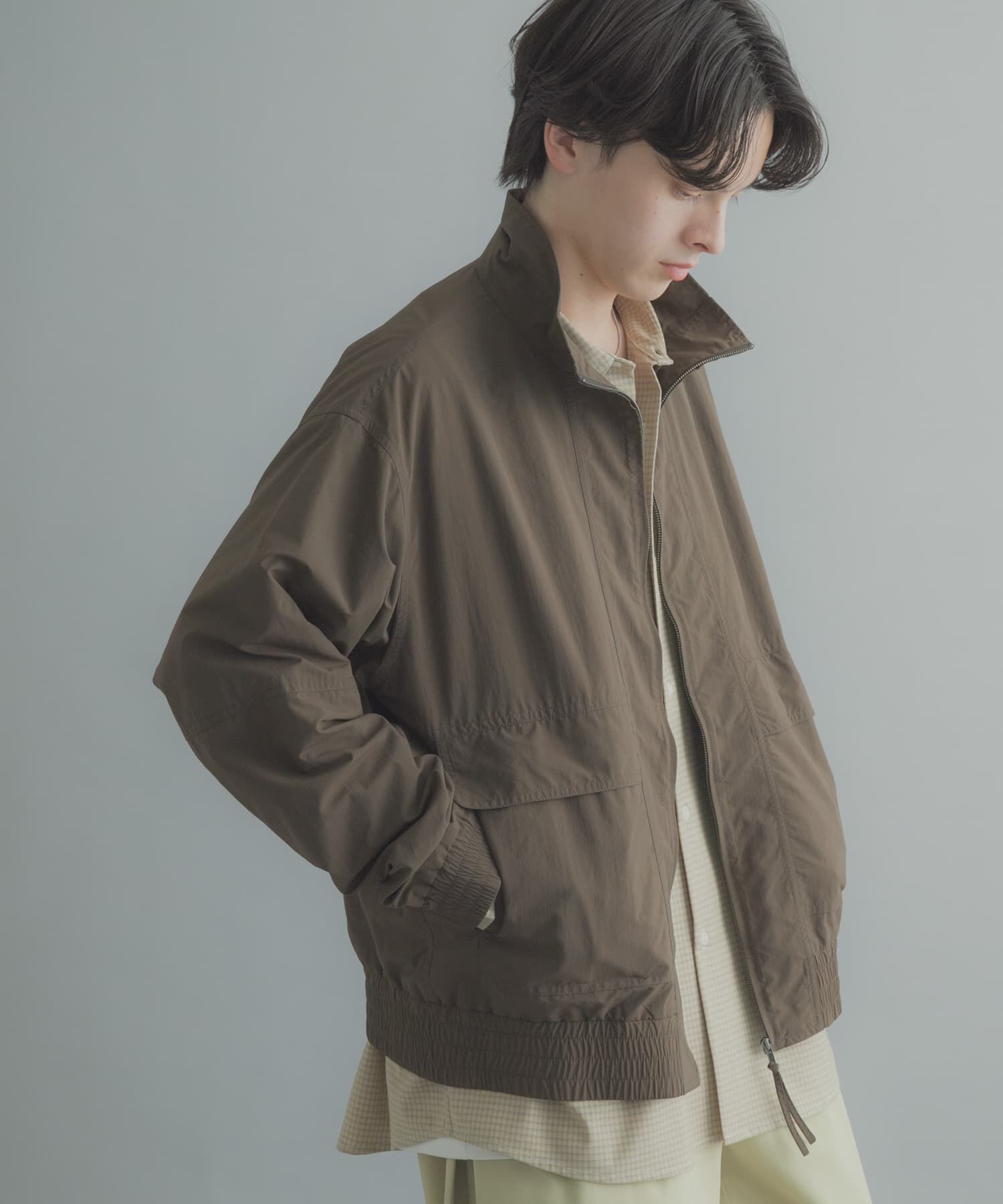 SENSE OF PLACE by URBAN RESEARCH「リップストップナイロンブルゾン」|ブルゾン・スタジャン|