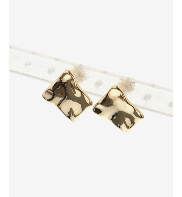 le.coeur blanc「ニュアンススクエアピアス」|ピアス|