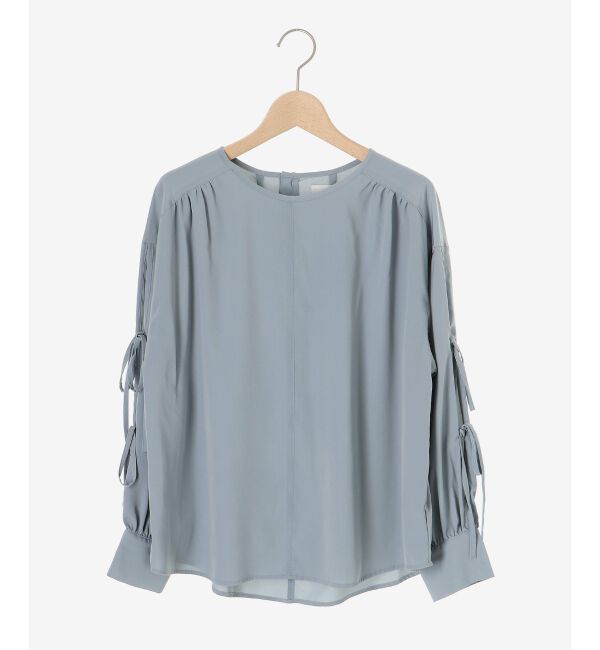 le.coeur blanc「ボリュームスリーブリボンブラウス」|シャツ・ブラウス|