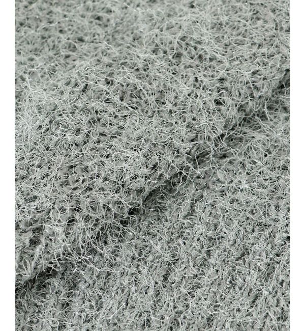 le.coeur blanc「《手洗い可能》ラメフェザーバックスリットニット」|ニット・セーター|