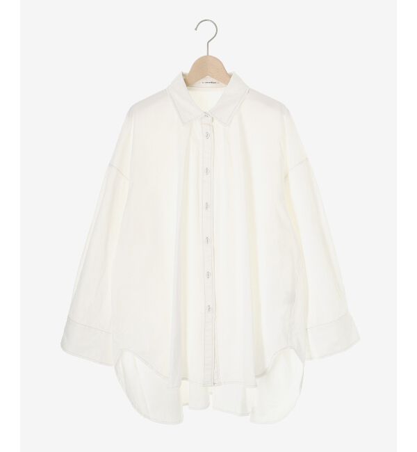le.coeur blanc「《WEB限定アイテム》バックデザインオーバーデニムシャツ」|シャツ・ブラウス|