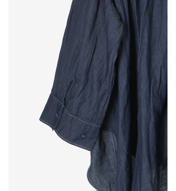 le.coeur blanc「《WEB限定アイテム》バックデザインオーバーデニムシャツ」|シャツ・ブラウス|