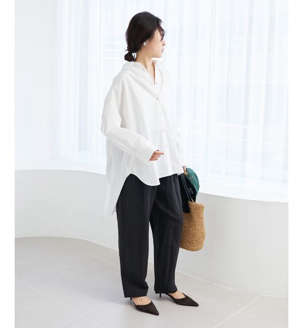 le.coeur blanc「《WEB限定アイテム》バックデザインオーバーデニムシャツ」|シャツ・ブラウス|