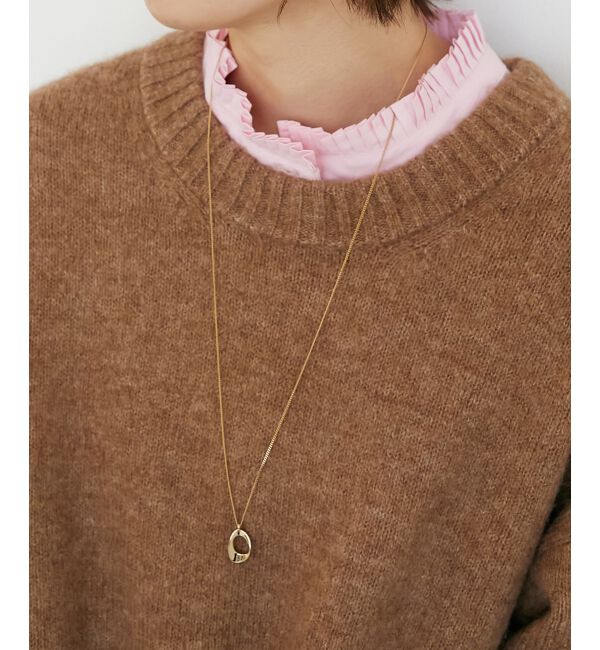  「《WEB限定アイテム》ワイドシルエットクルーネックプルオーバー」|ニット・セーター|