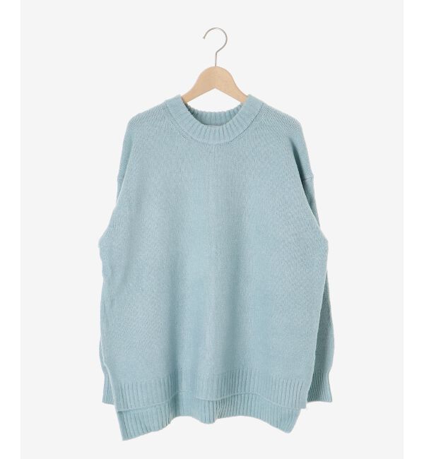  「《WEB限定アイテム》ワイドシルエットクルーネックプルオーバー」|ニット・セーター|