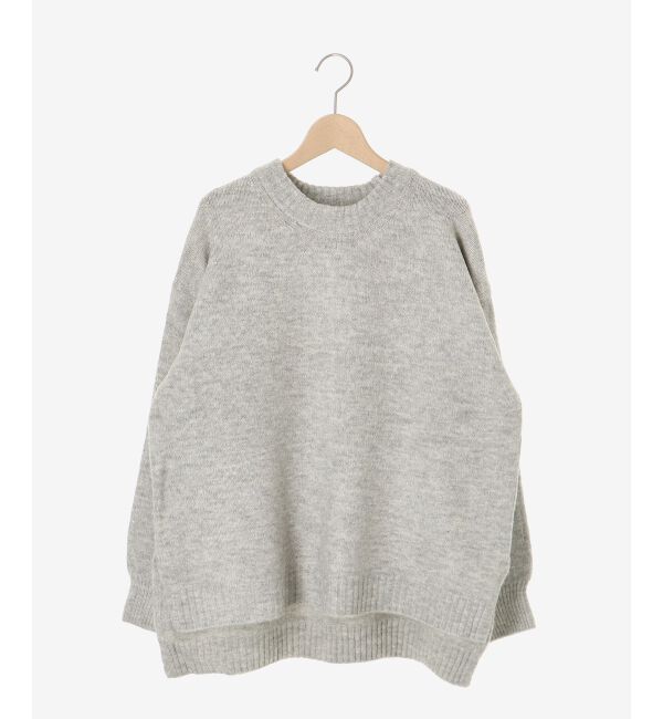  「《WEB限定アイテム》ワイドシルエットクルーネックプルオーバー」|ニット・セーター|
