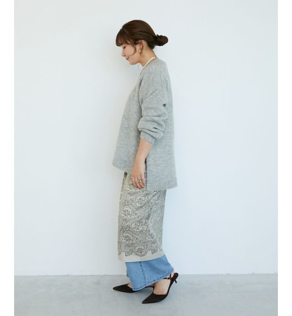  「《WEB限定アイテム》ワイドシルエットクルーネックプルオーバー」|ニット・セーター|