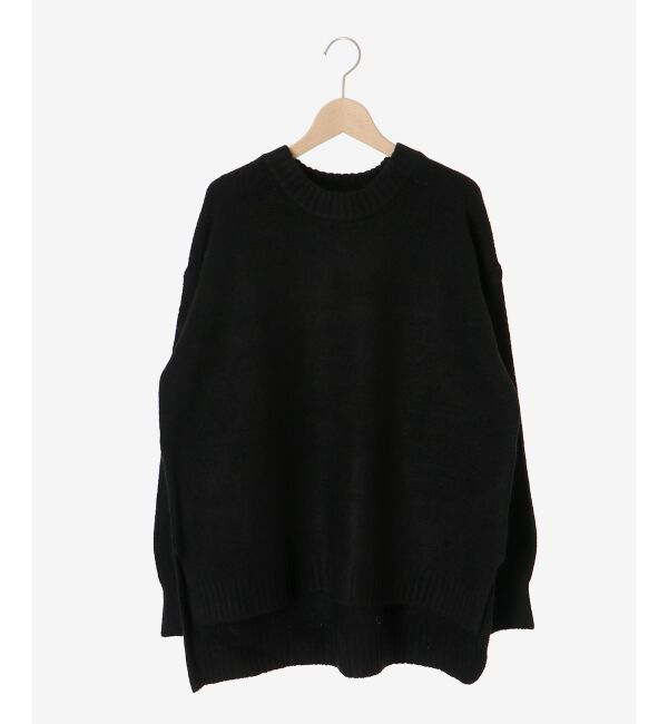  「《WEB限定アイテム》ワイドシルエットクルーネックプルオーバー」|ニット・セーター|