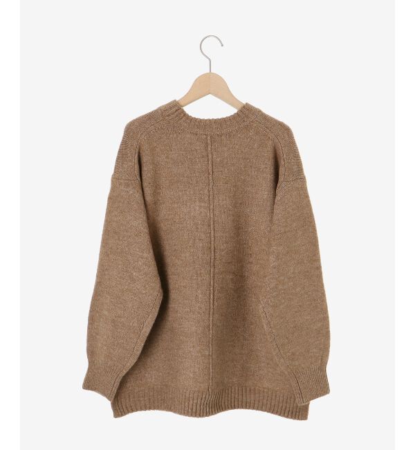  「《WEB限定アイテム》ワイドシルエットクルーネックプルオーバー」|ニット・セーター|