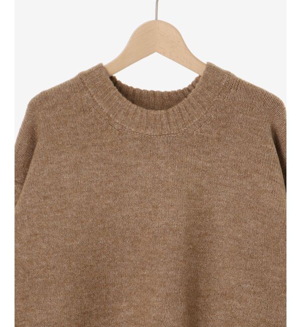  「《WEB限定アイテム》ワイドシルエットクルーネックプルオーバー」|ニット・セーター|