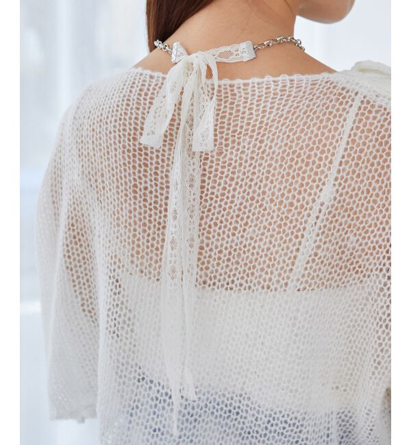 MAJESTICLEGON「レース&times;チェーンネックレス」|ネックレス|