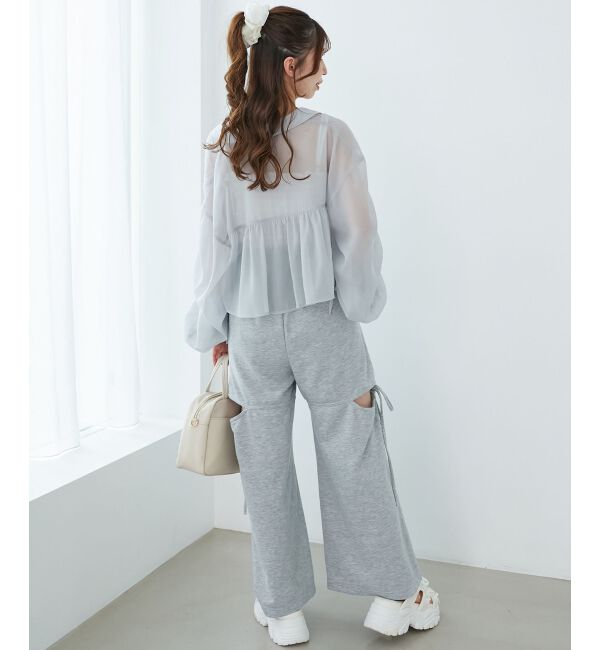  「スリットビジュースウェットパンツ」|その他|