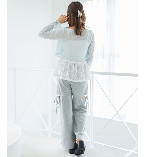  「スリットビジュースウェットパンツ」|その他|