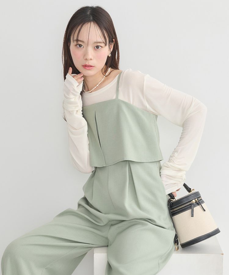 earth music&ecology「シャーリングスリーブシアープルオーバー」|Tシャツ・カットソー|