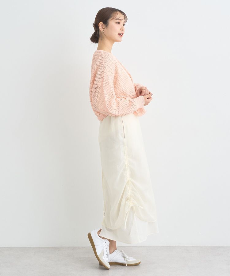 earth music&ecology「スパンコールメッシュニットプルオーバー」|ニット・セーター|