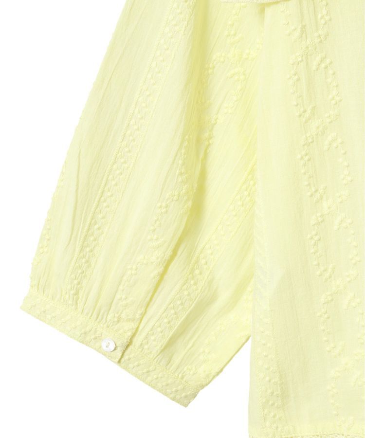 earth music&ecology「ビッグカラー刺繍ブラウス」|シャツ・ブラウス|