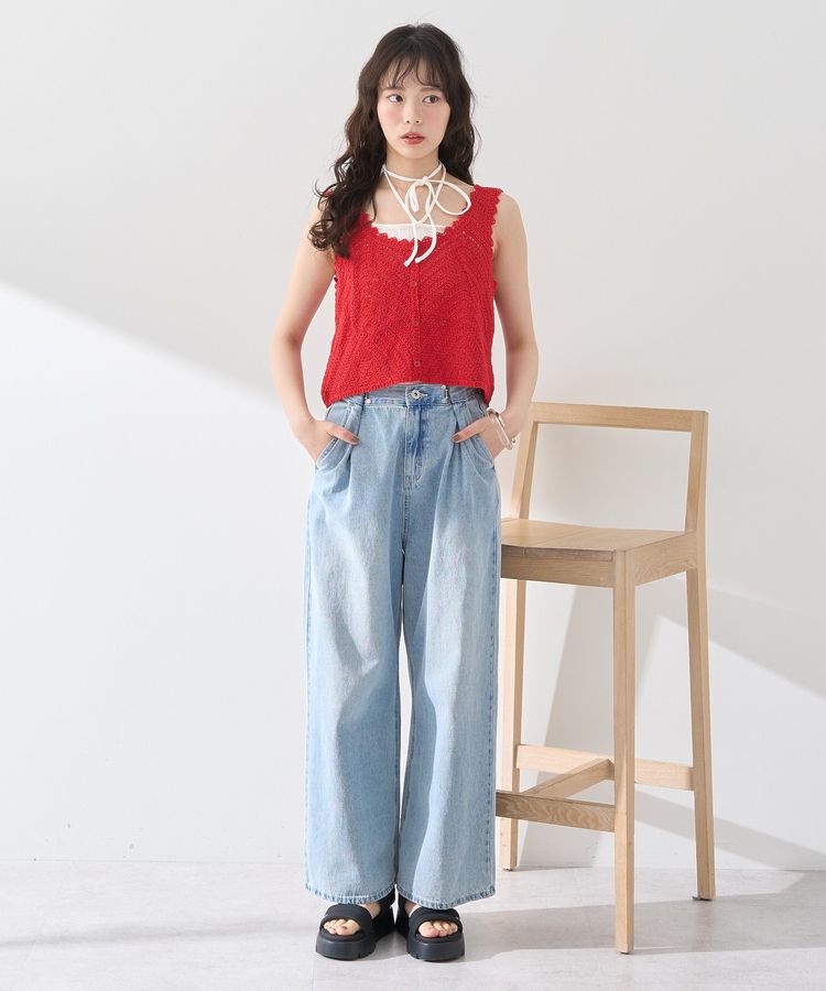 earth music&ecology「クロシェビスチェ」|ベスト・ジレ|