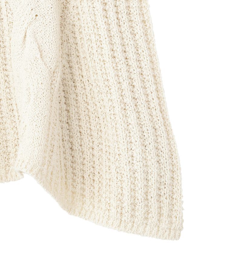 earth music&ecology「フレアニットベスト」|ベスト・ジレ|