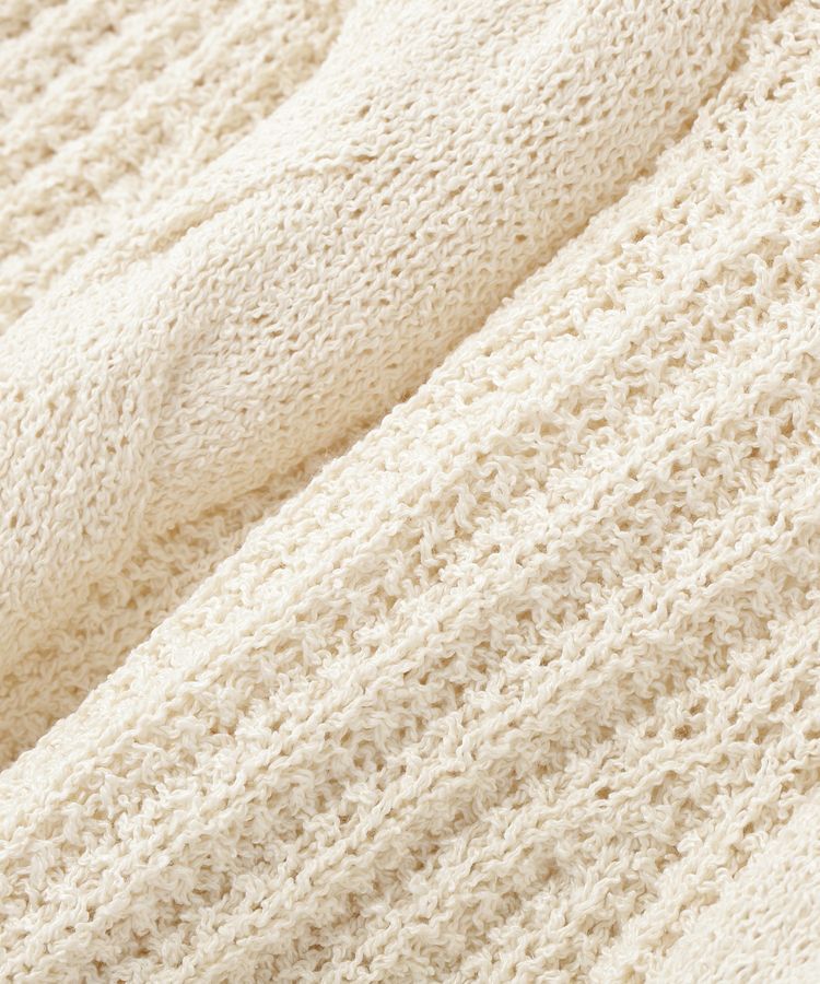 earth music&ecology「フレアニットベスト」|ベスト・ジレ|