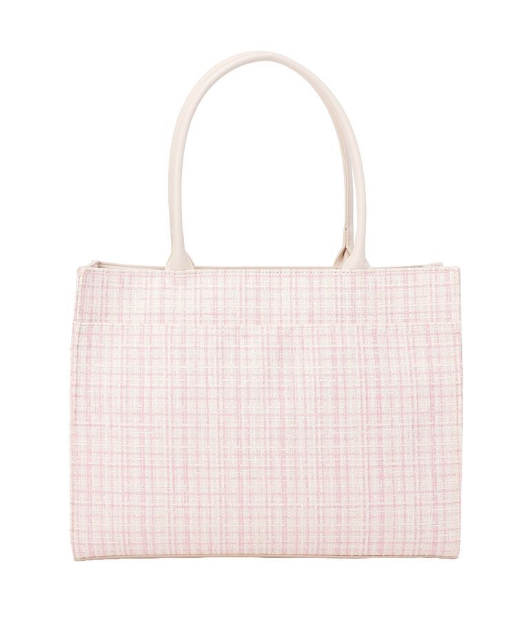 Maison de FLEUR「ビジューツイードスクエアトートバッグ」|ハンドバッグ|