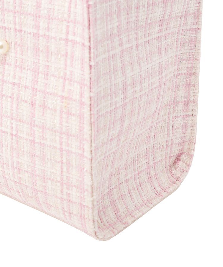 Maison de FLEUR「ビジューツイードスクエアトートバッグ」|ハンドバッグ|